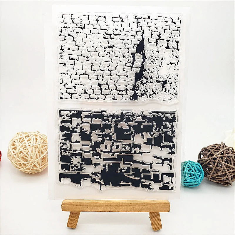 

Матовые стены, прозрачные штампы, прозрачная печать, 11x16 см, Силиконовая печать, ТПР, Хэллоуин, роликовые штампы