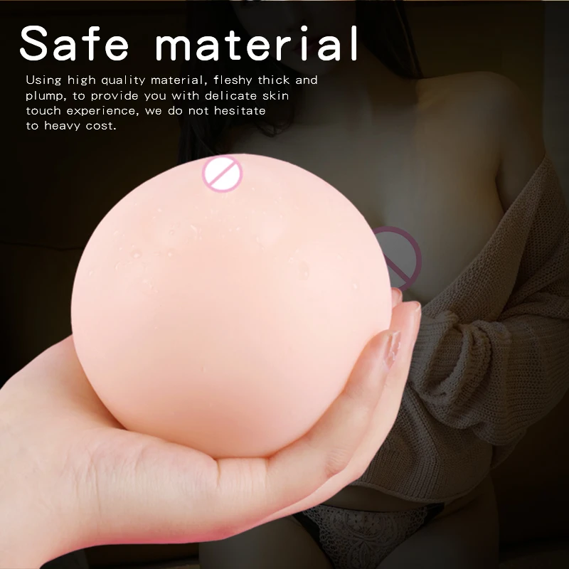 Man Nuo Adult Games Big Soft False breast Artificial Breasts Sex Breast Male penis Masturbator real realistic female skin Sexy | Красота и