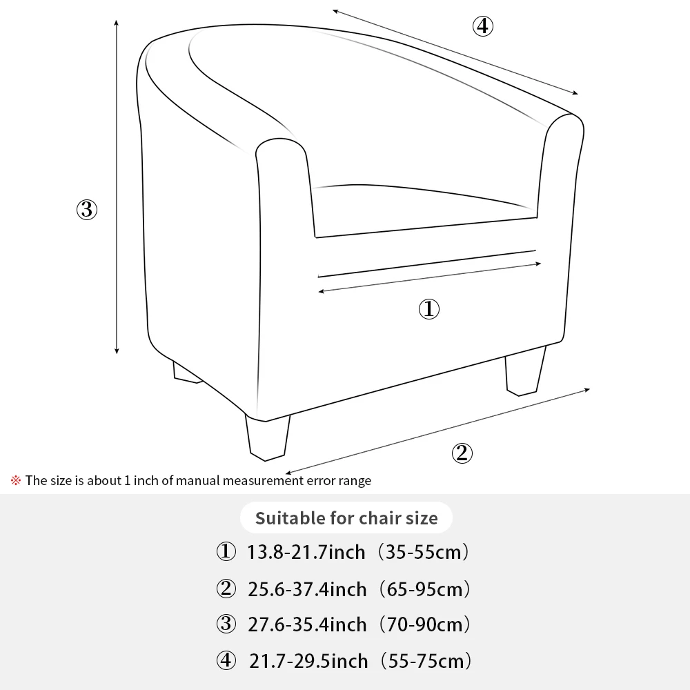 

Muti-style Printed Elastic Tub Sofa Cover Living Room Stretch Sofa Slipcover Protector Single Seat Couch Banquet Armchair Cover