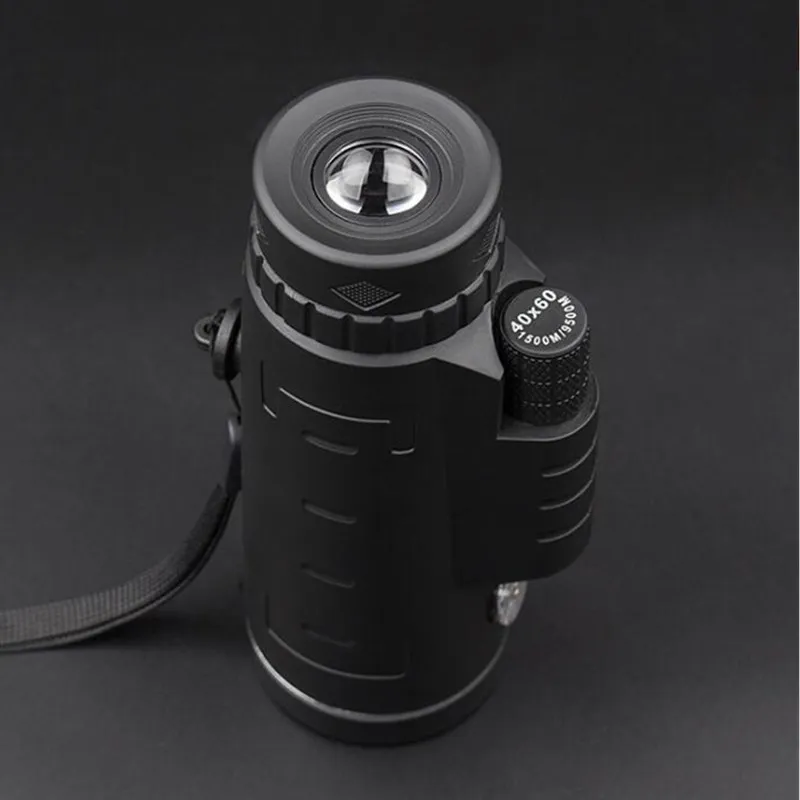 Waterproof Hunting Telescope 40X60 Monoculars Built-in Compass Rangefinder Fully Multi-coated BAK4 Prism | Инструменты