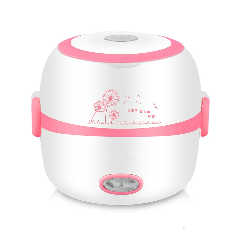 Мини рисоварка теплоизоляция электро ланч бокс 2 слоя портативный Пароварка