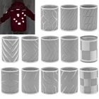 Светоотражающая наклейка Chzimade, 5 см, теплопередающая виниловая пленка, термоклейкая лента для одежды, аксессуары для шитья