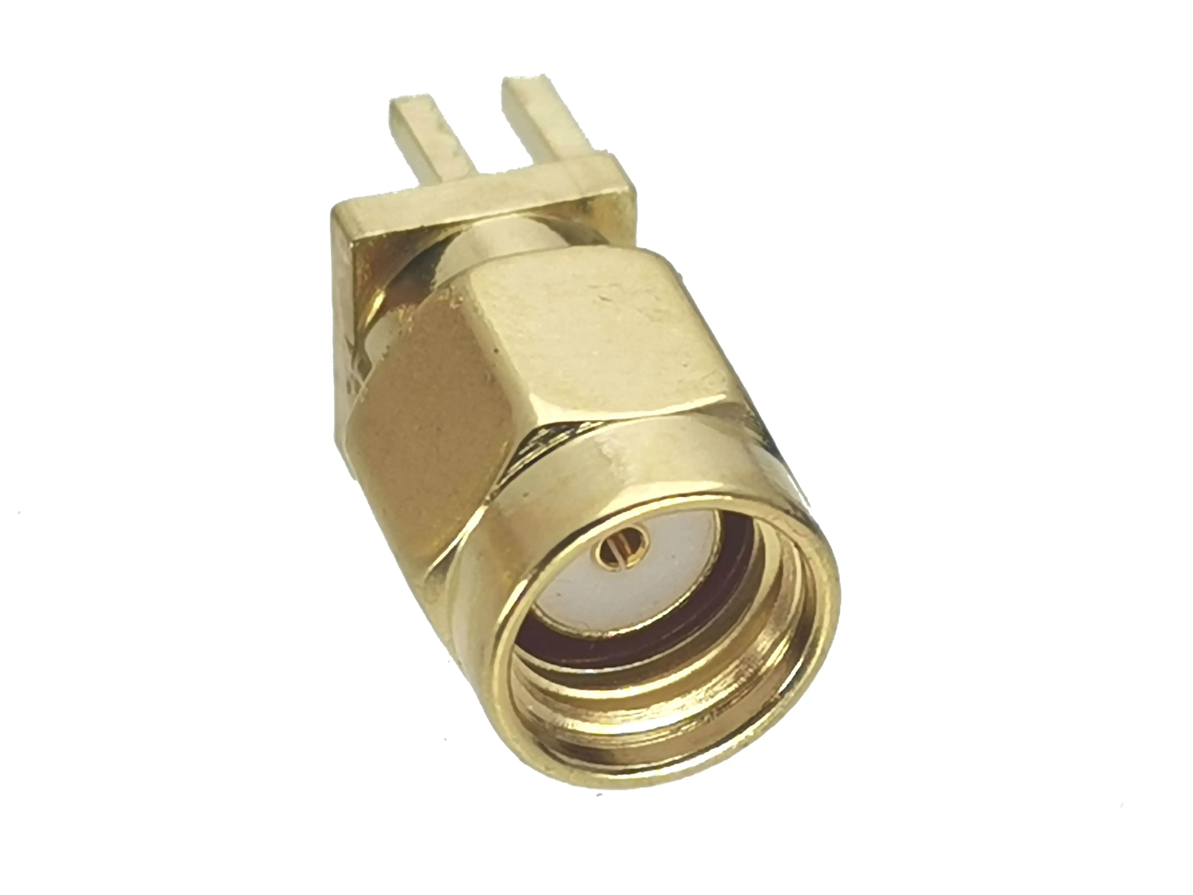 1Pcs Connector RP-SMA RPSMA Male jack Solder PCB Edge clip Mount RF Adapter Coaxial High Quanlity | Обустройство дома