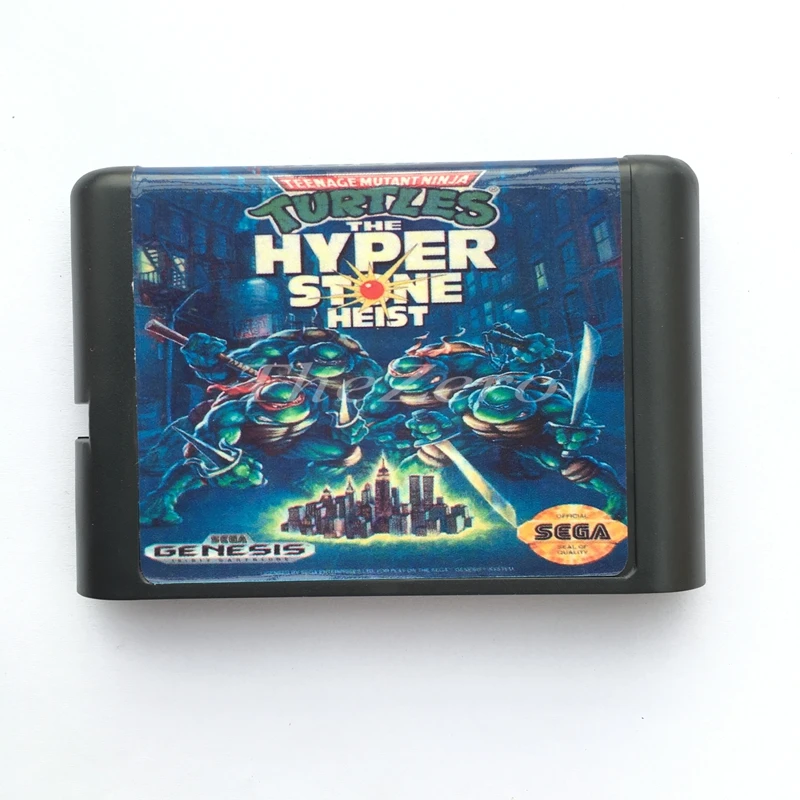 Черепахи Hyperstone Heist EU/JAP оболочка для 16 битной игровой карты для системы Genesis для sega Mega Drive