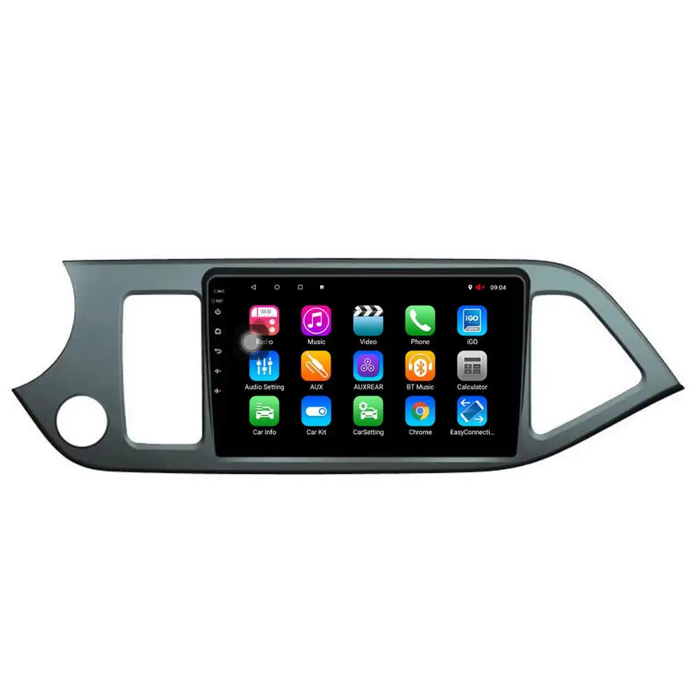 COIKA 9 &quotAndroid 8 0 Система Автомобильный сенсорный экран стерео для Kia Morning 2011 2015 gps
