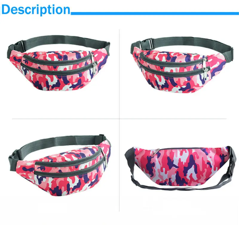 Bum Bag Women Waist Pack Purse Pouch Hip Fanny Sports Holiday Travel Extension Belt /BL15 | Багаж и сумки
