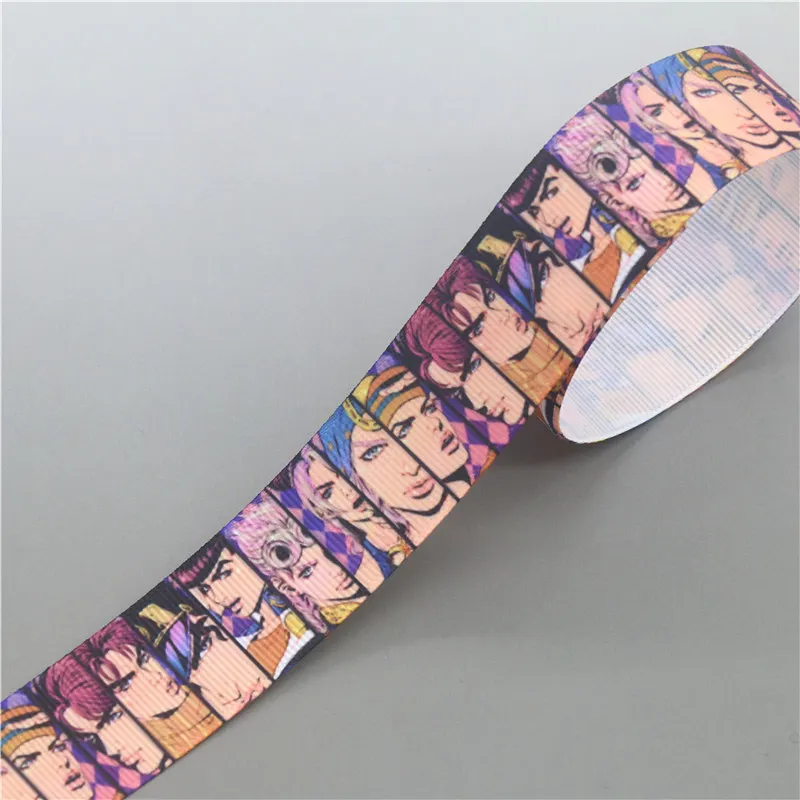 

DHK 50yards Japan Cartoon Printed Grosgrain Ribbon Accessory Hairbow Headwear Decoration DIY Wholesale OEM S1433