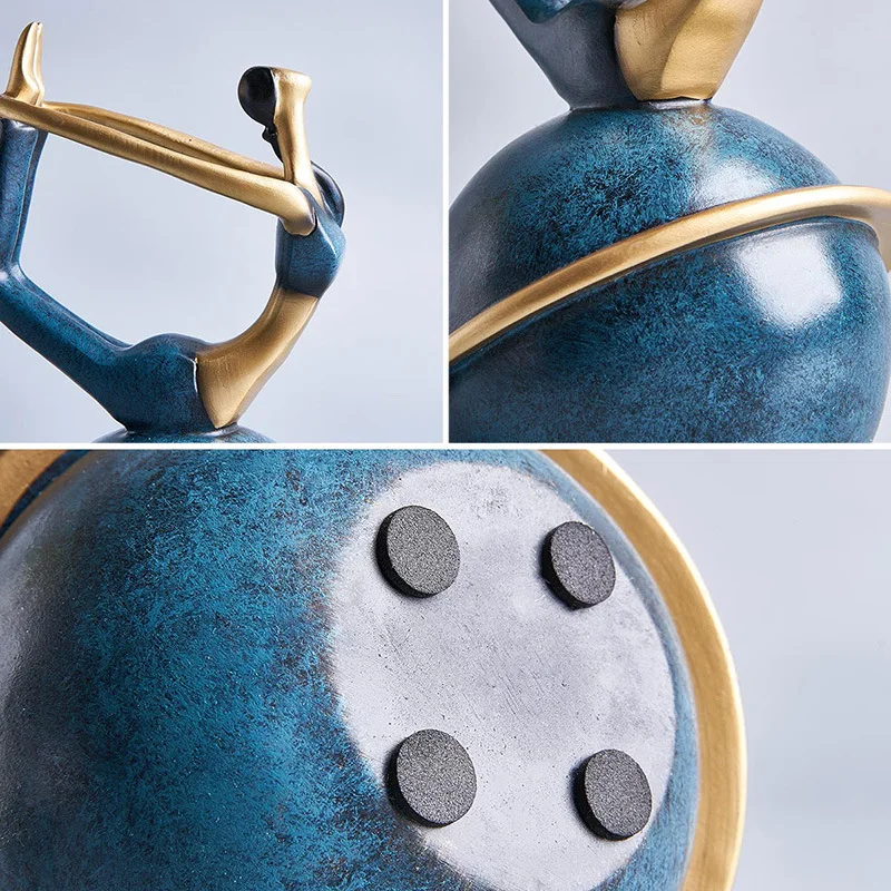 Фигурка йоги в скандинавском стиле креативные индивидуальные украшения дзен для