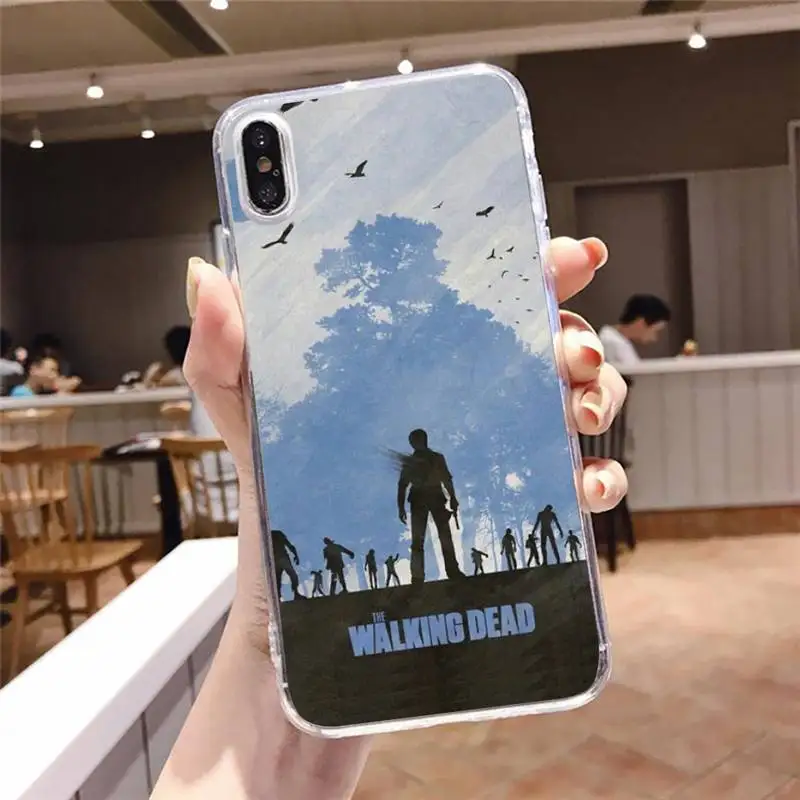 

The Walking Dead TV series Phone Case Transparent soft For iphone 5 5s 5c se 6 6s 7 8 11 12 plus mini x xs xr pro max