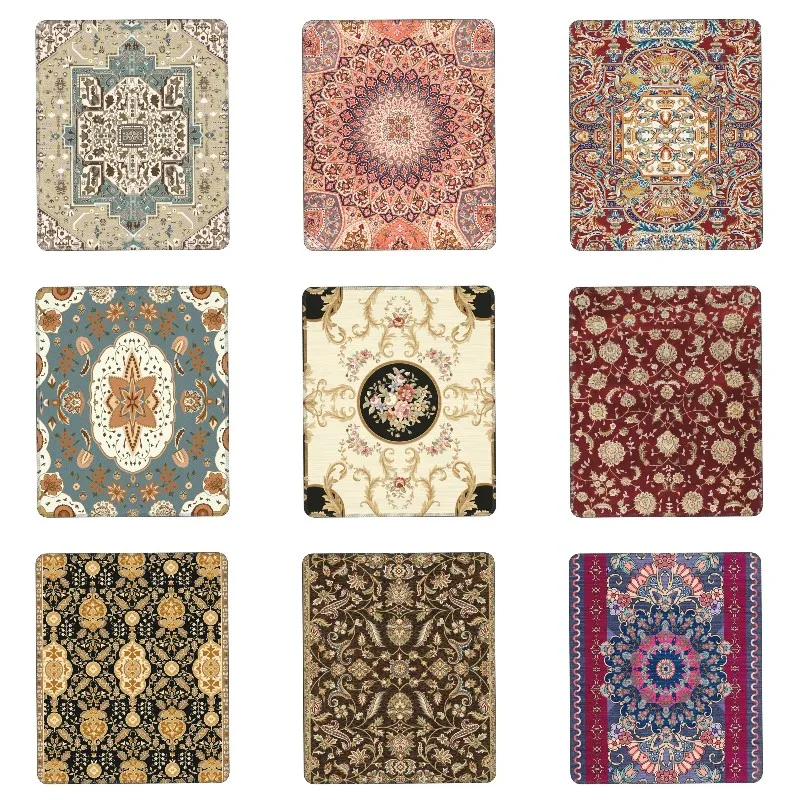 Богемный этнический античный персидский игровой коврик для мыши Нескользящий