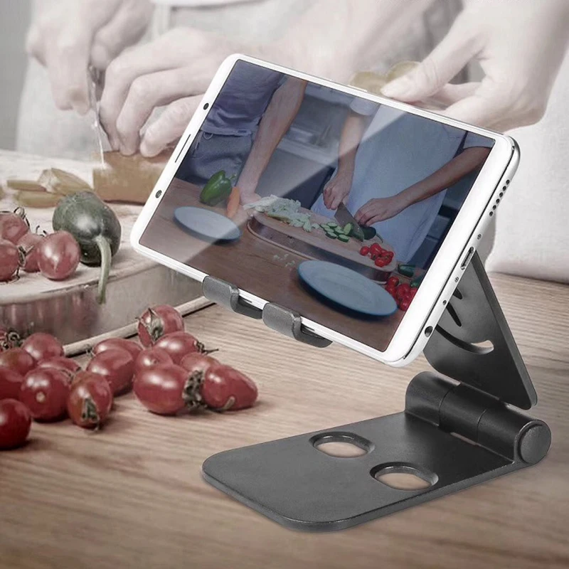 universal phone holder lazy double adjustable charging base desktop tablet stand for phone up to 8 inches foldable phone stands free global shipping