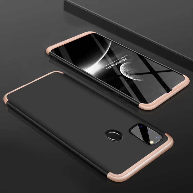 Gold Black Gold GKK Роскошный чехол для samsung M30s чехол 3 в 1 полная защита противоударный Матовый Жесткий чехол для samsung Galaxy M30s Coque Fundas - Цвет: Gold Black Gold