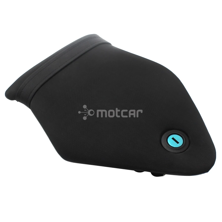 Черная накладка на заднее сиденье из искусственной кожи для мотоцикла с замком BMW