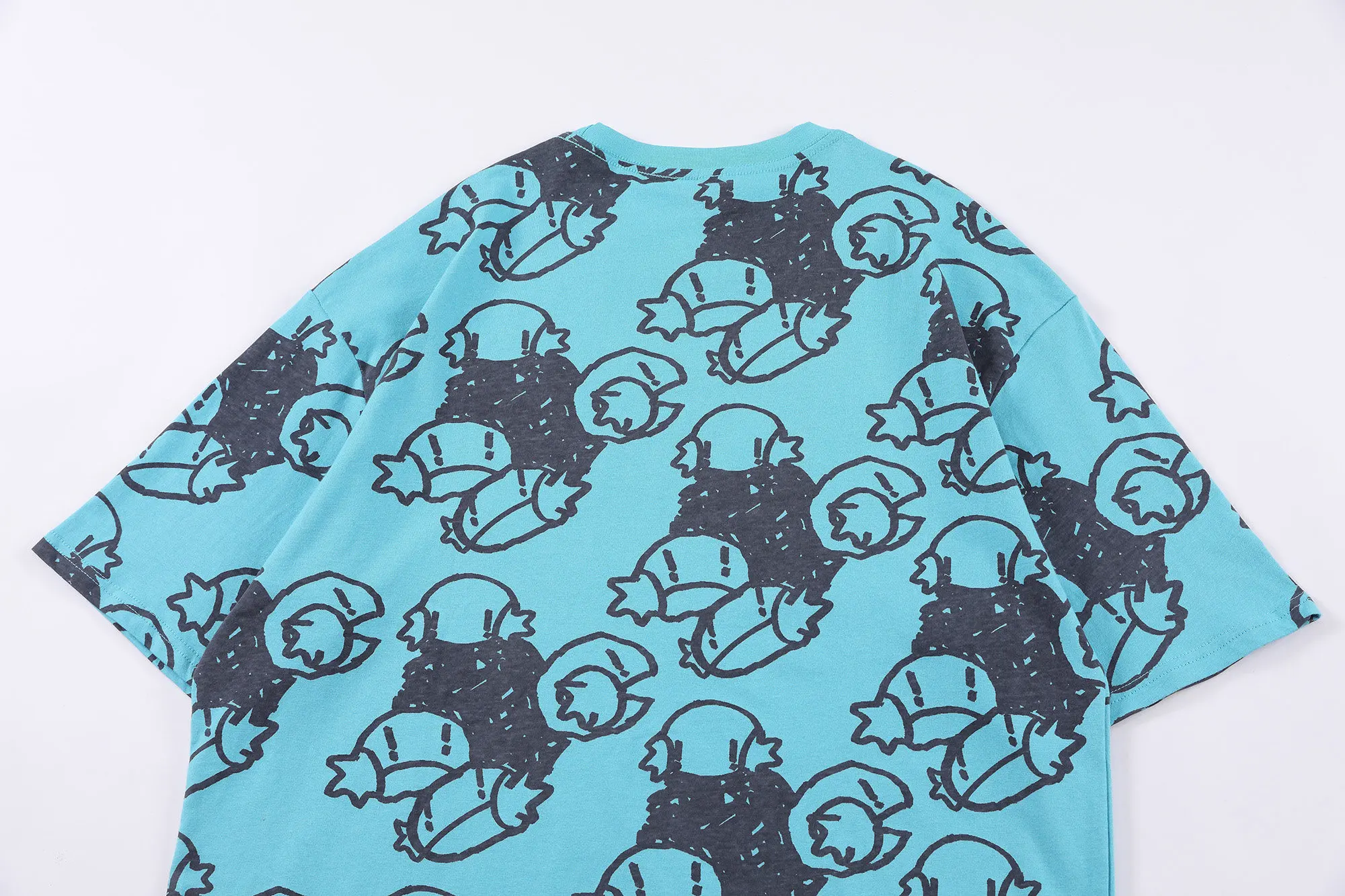 

2021 Japanese Cartoon Cute Cat Graphic T-shirt Oversized T Shirt Streetwear Tops Tees Graphic 2021 T Shirts Men Graphic Tees Men