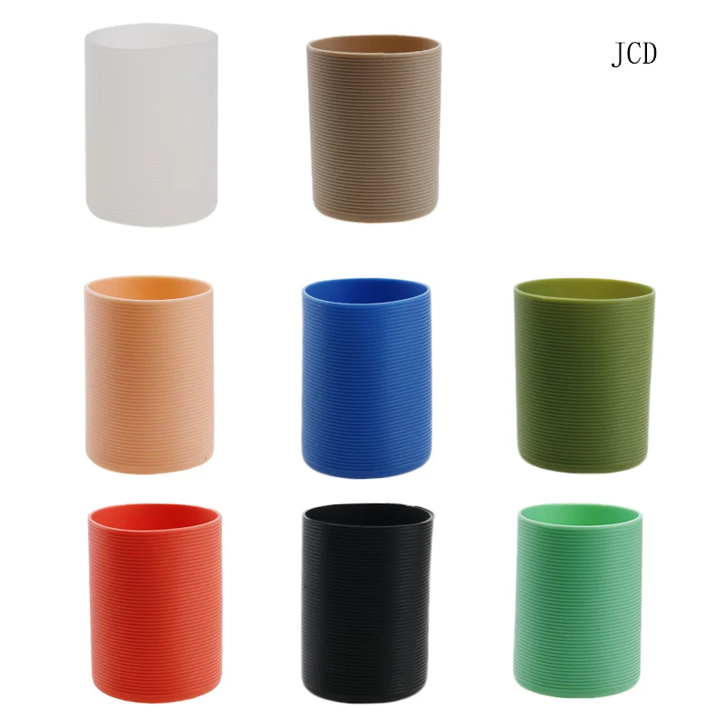 JCD 1 шт. 6 5 см креативная силиконовая стеклянная чашка нескользящая изоляционная