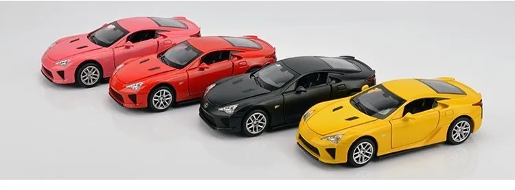 Розовый Lexus 1:32 Сплав Салон Девушки светильник и звук оттягивать автомобиль розовый милый литой автомобиль дочь лучший подарок детские игрушки