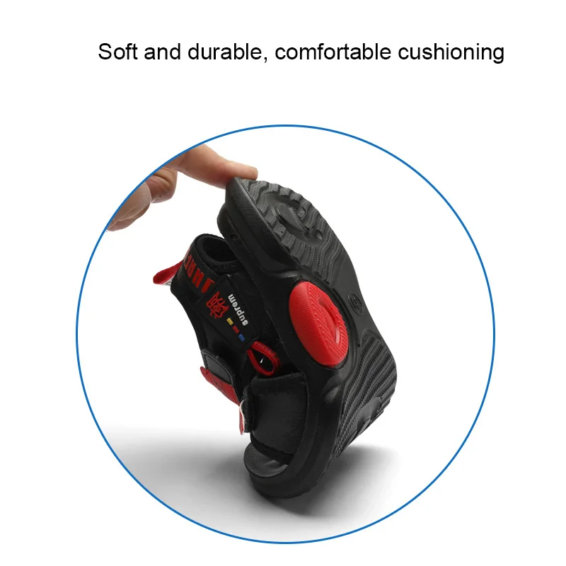 Сандалии детские кожаные в стиле ретро удобные босоножки для пляжа простая