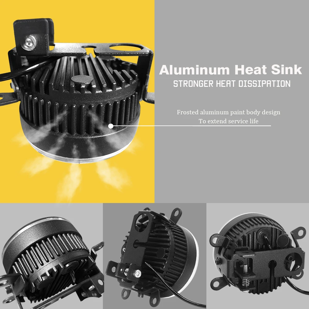 Cawanerl автомобиля 3000LM светодиодный противотуманный фонарь светильник + DRL Дневной