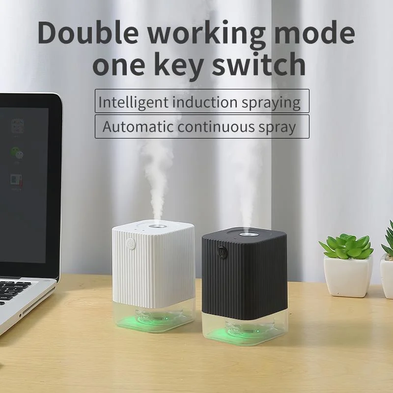 

150ml Mini Smart Automatic Induction Disinfection Sprayer Timer Infrared Induction Alcohol Sterilization Spray Soap Dispenser