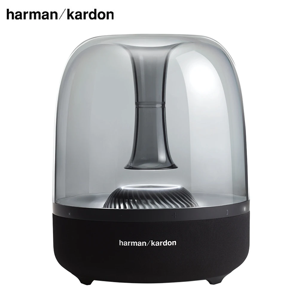 

Harman Kardon AURA STUDIO 2 Wireless Speaker with LED Ambient Lighting Deep Bass Speakers Bluetooth Speakers with Mic Handsfree