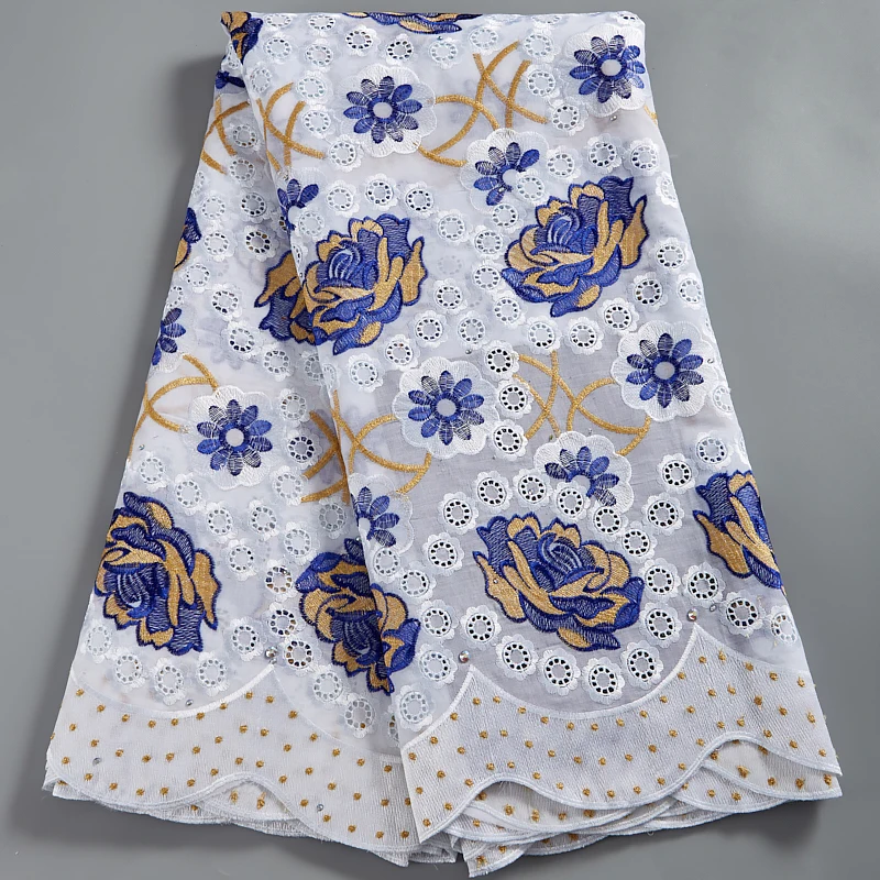 Кружевная ткань Zhenguiru в африканском стиле с камнями, швейцарская вуаль, 5 ярдов, для свадебной вечеринки, для шитья, A2589, 2021