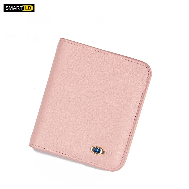 Женский Умный кошелек из натуральной кожи с функцией Bluetooth|Женские кошельки| |