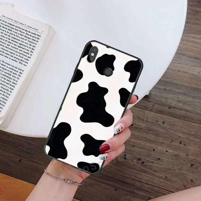 

Cow patter cute Phone Case For Xiaomi Redmi 5 7 7A mi 8 lite note 4 5 7 8 pro