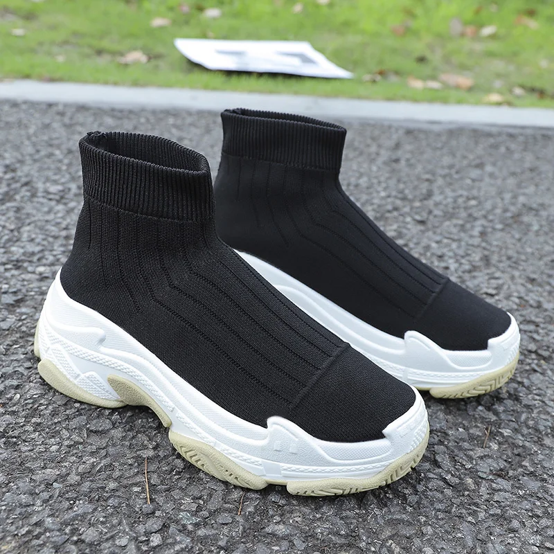 Женская Удобная дышащая повседневная обувь на платформе сезон весна-осень Новое