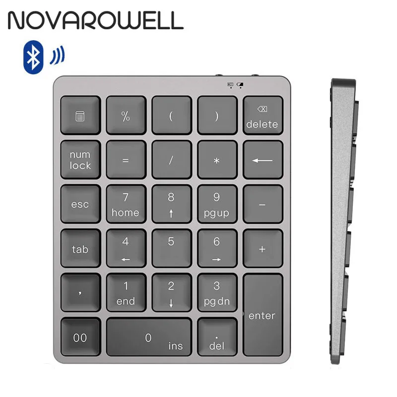 Цифровая клавиатура bluetooth алюминиевый сплав|Клавиатуры| |