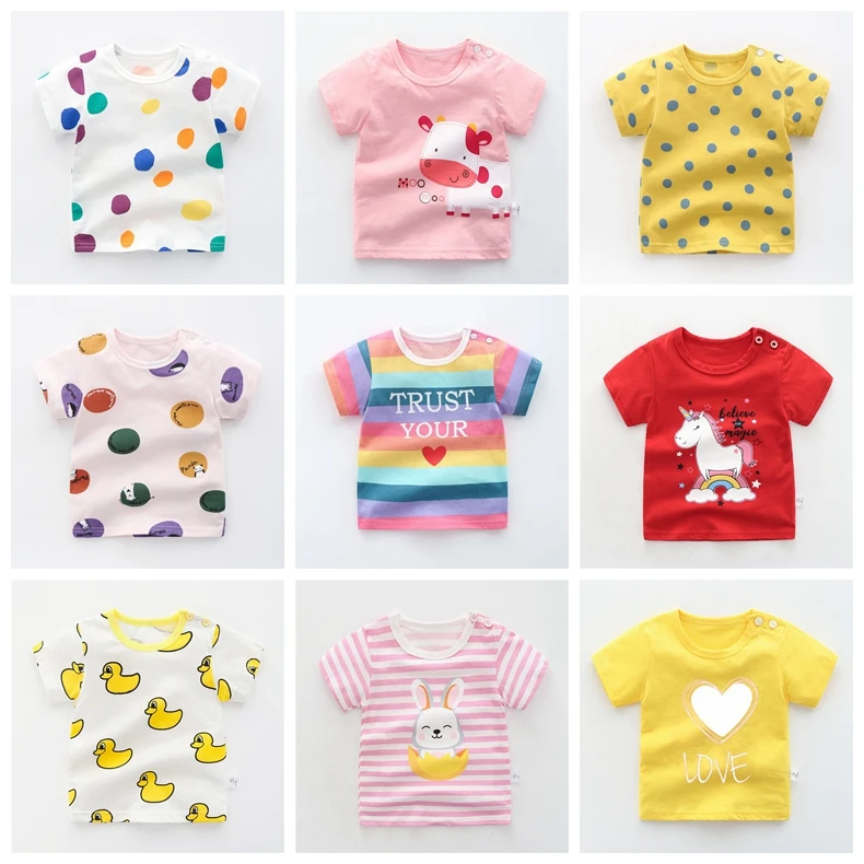 Коллекция 2019 года одежда для маленьких мальчиков и девочек летние детские топы