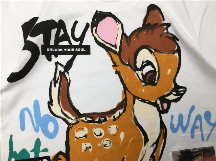 Новая новинка мужские футболки с надписью Fawn больше не ухаживают за кожей
