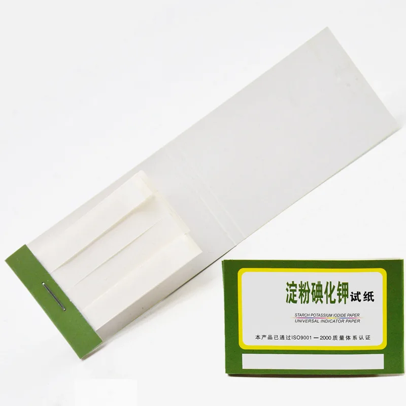 80 полосок бумага для испытания иодида крахмала калия лабораторные тест-полоски