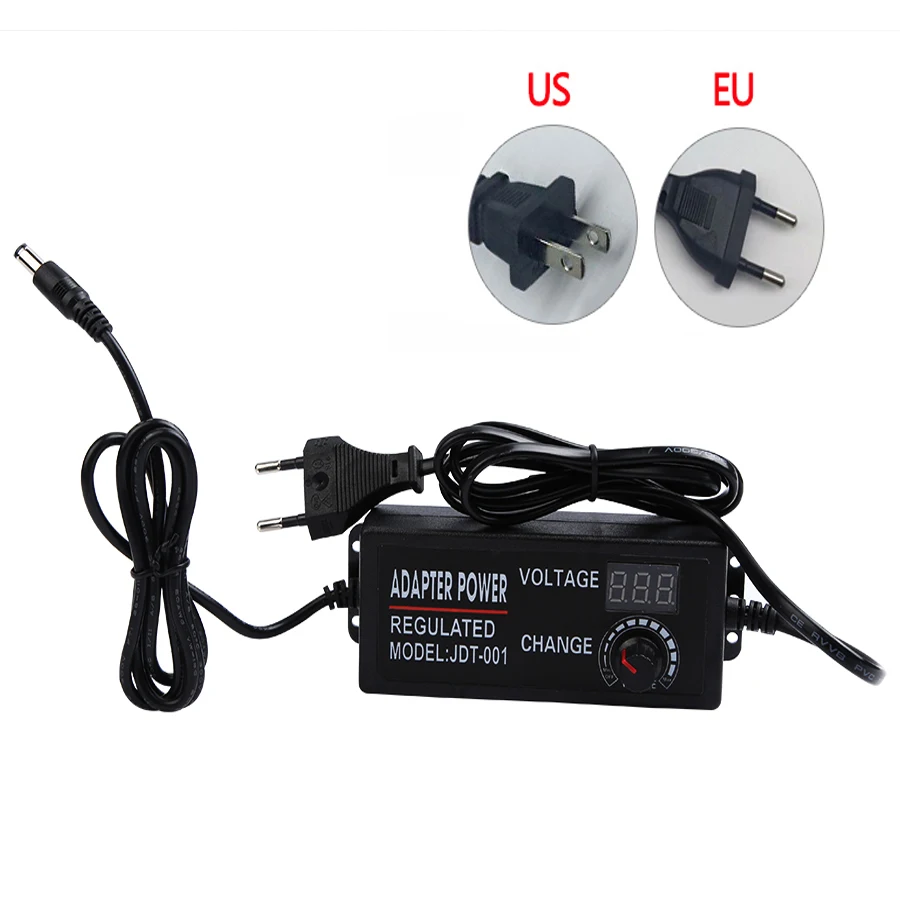 Универсальный Регулируемый адаптер с 100-220 в перем. Тока на 9-24 пост. 3-12 В 3 А 5