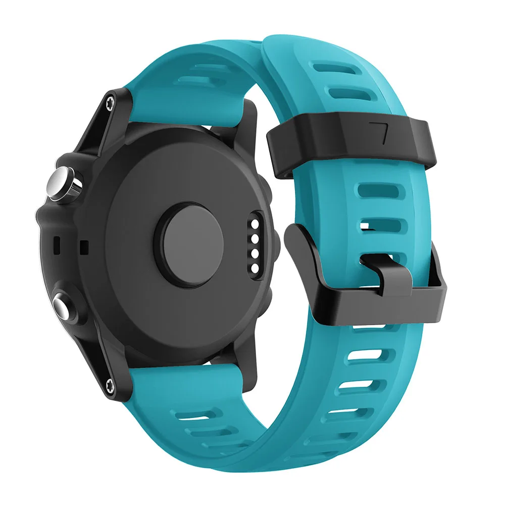 Blue Yayuu мягкий силиконовый сменный ремешок для часов с инструментами для Garmin Fenix 3/Fenix 3 HR/Fenix 5X/5X Plus/D2 Delta PX/Descent MK1 - Цвет: Blue