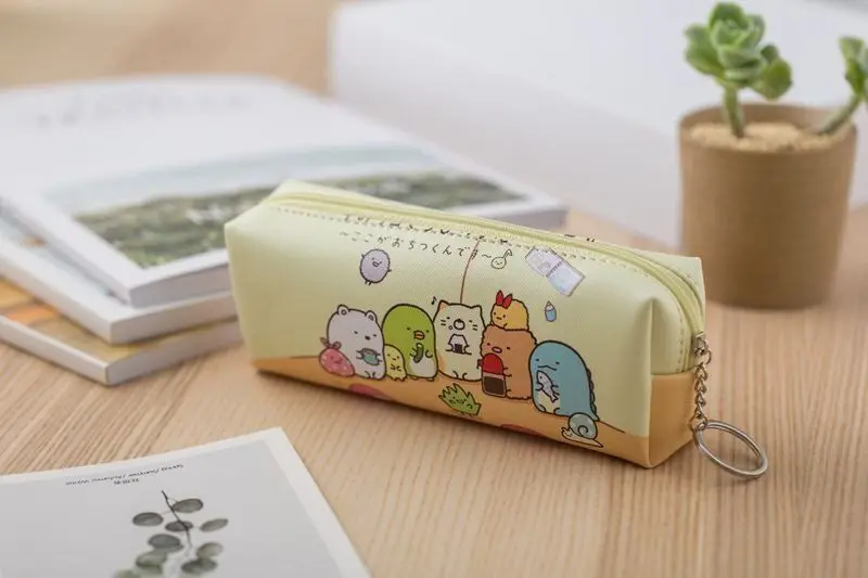 1 шт. милый пенал Sumikko gurashi для школы Большой Вместительный чехол карандашей