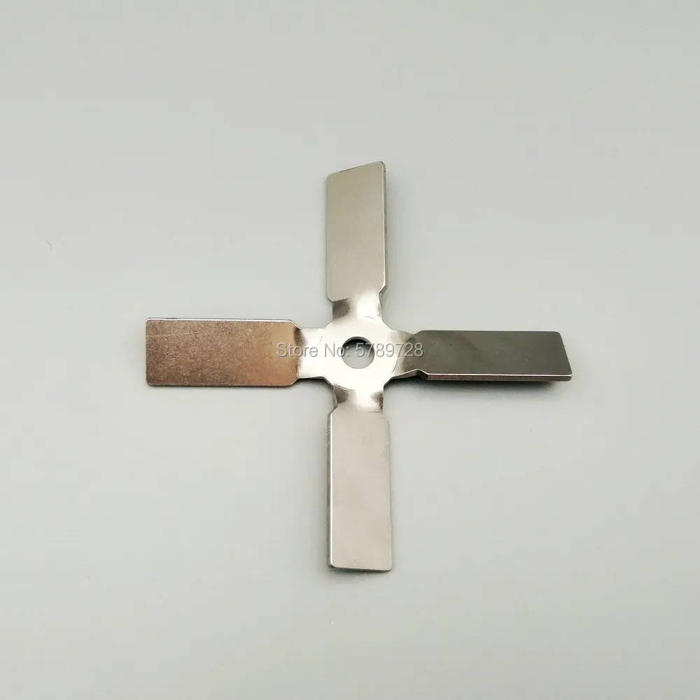 1pcs 304 stainless steel Four-bladed propeller Stirring press down the material cross paddle for laboratory mixer equipment | Канцтовары