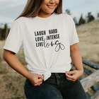 Веселая жесткая любовь интенсивная реальная Женская смешная 100% хлопковая графическая tumblr модная футболка унисекс, Прямая поставка