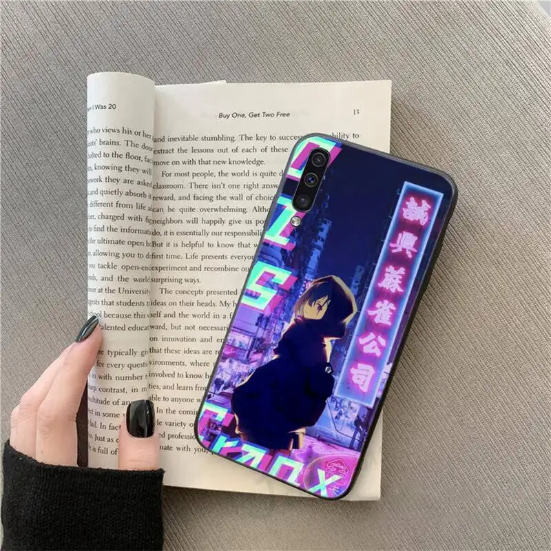 

Vaporwave Glitch design Anime Phone Case For Samsung galaxy S 9 10 20 A 10 21 30 31 40 50 51 71 s note 20 j 4 2018 plus