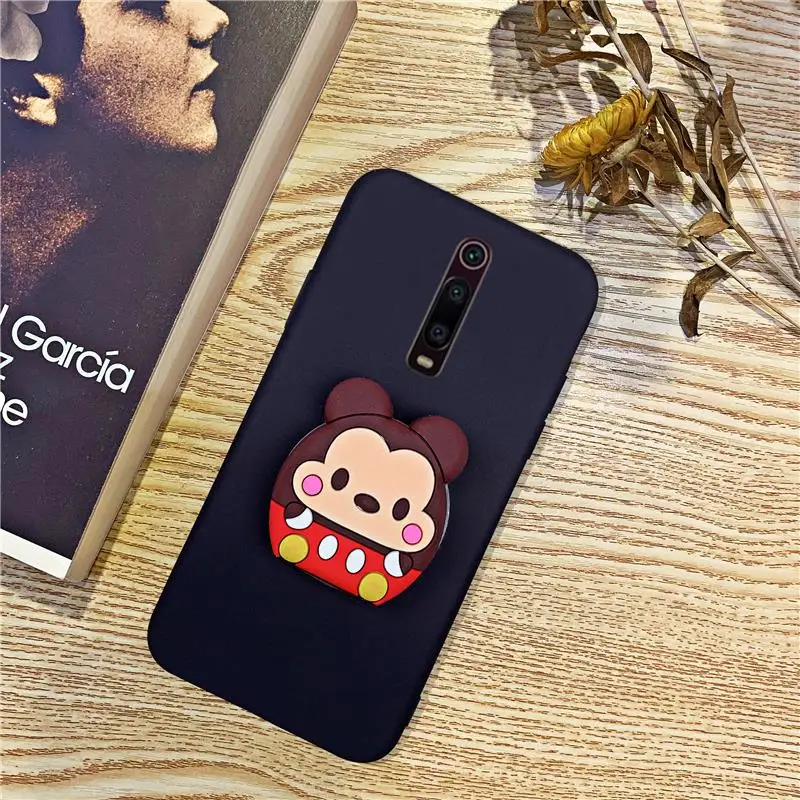 11 Силиконовый чехол-держатель для телефона с рисунком для Xiao mi Red mi K20 mi 9 T, милые чехлы-подставки для девочек, Матовая оболочка для Red mi K20 Pro mi 9T Pro - Цвет: 11