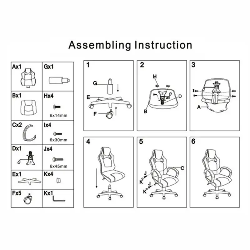 

Gaming Chair Safe&Durable Office Chair Ergonomic PU Leather Boss Chair For WCG Game Computer Chair Heavy-duty Chairs HWC