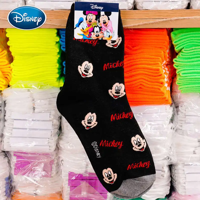 Disney для девочек милое нижнее белье с рисунком Минни Микки хлопковые носки новые