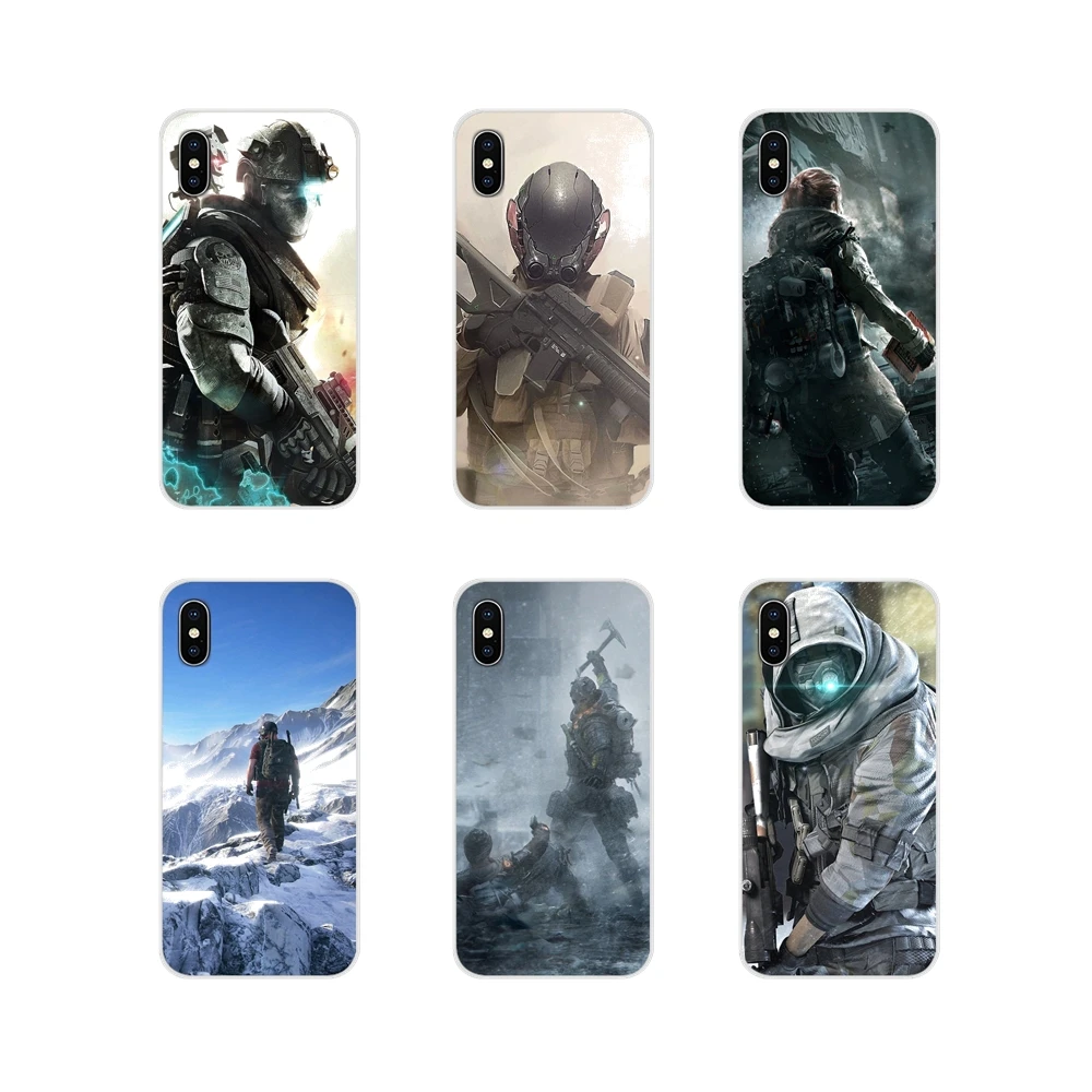 Tom Clancy's Ghost Recon для Xiaomi Redmi 4A S2 Note 3 3S 4 4X5 Plus 6 7 6A Pro Pocophone F1 аксессуары чехлы