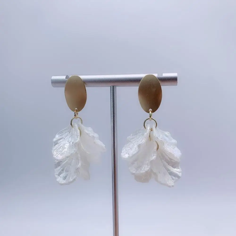 Матовые золотые серьги модные ювелирные изделия для свадебной вечеринки подарки