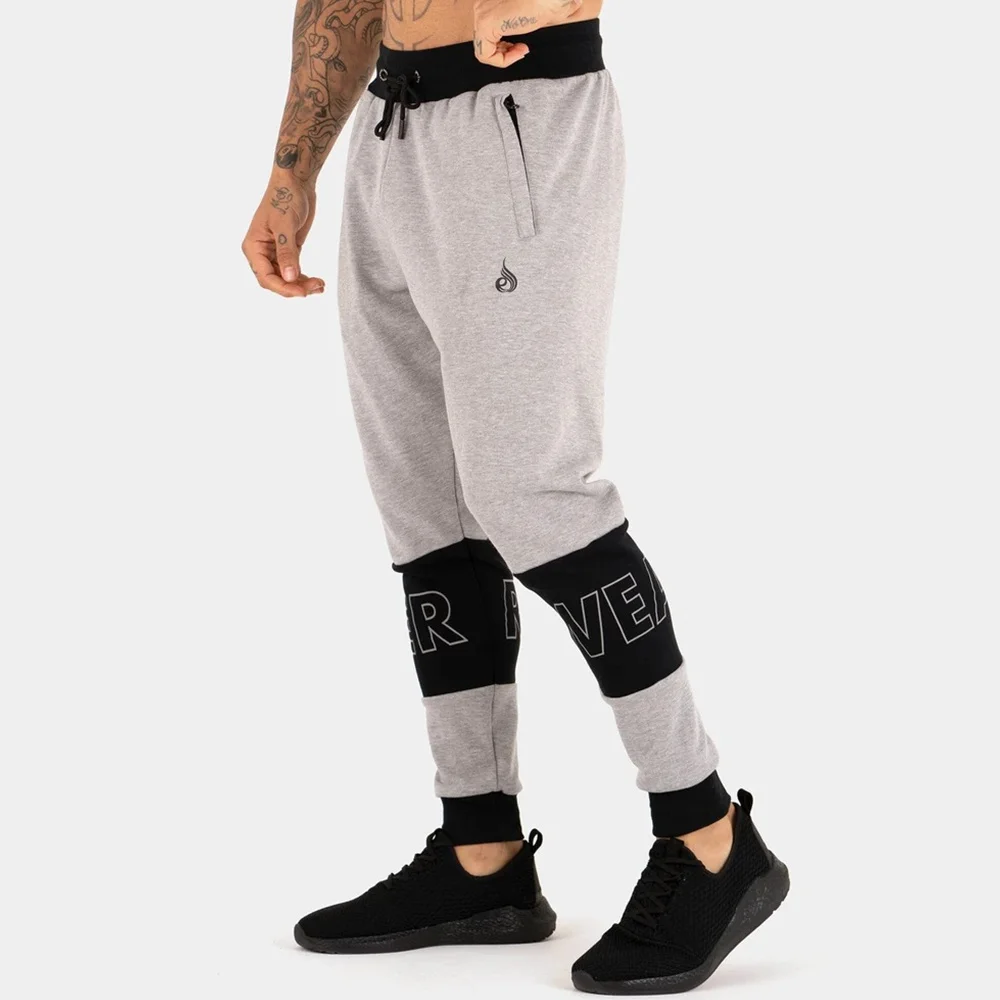 Мужские облегающие спортивные брюки повседневные для пробежек тренировочные