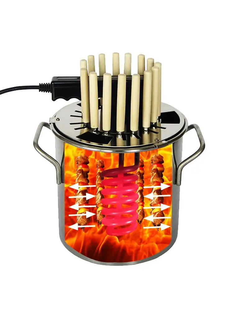 Домашняя электрическая духовка машина для барбекю Корейская Бездымная