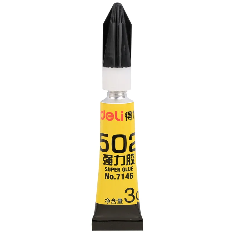 Сильный клей Deli 502 сильное адгезирование для различных материалов супер