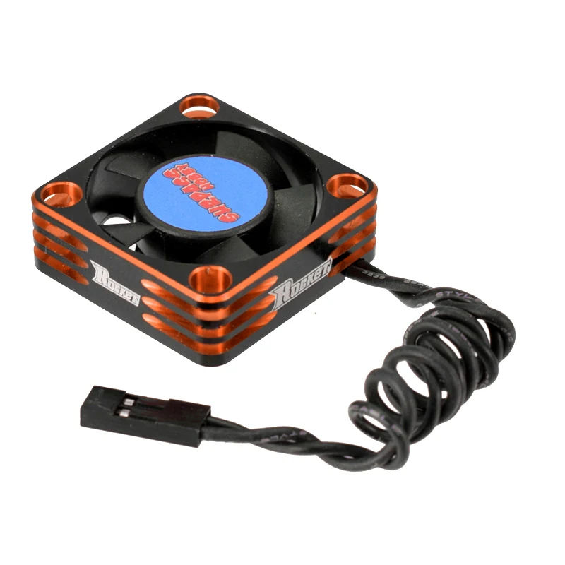 

SURPASS HOBBY Metal Motor Cooling Fan 5V 28000RPM Heat Dissipation Cooling Fan for 540 Brushless Motor Small Size Orange