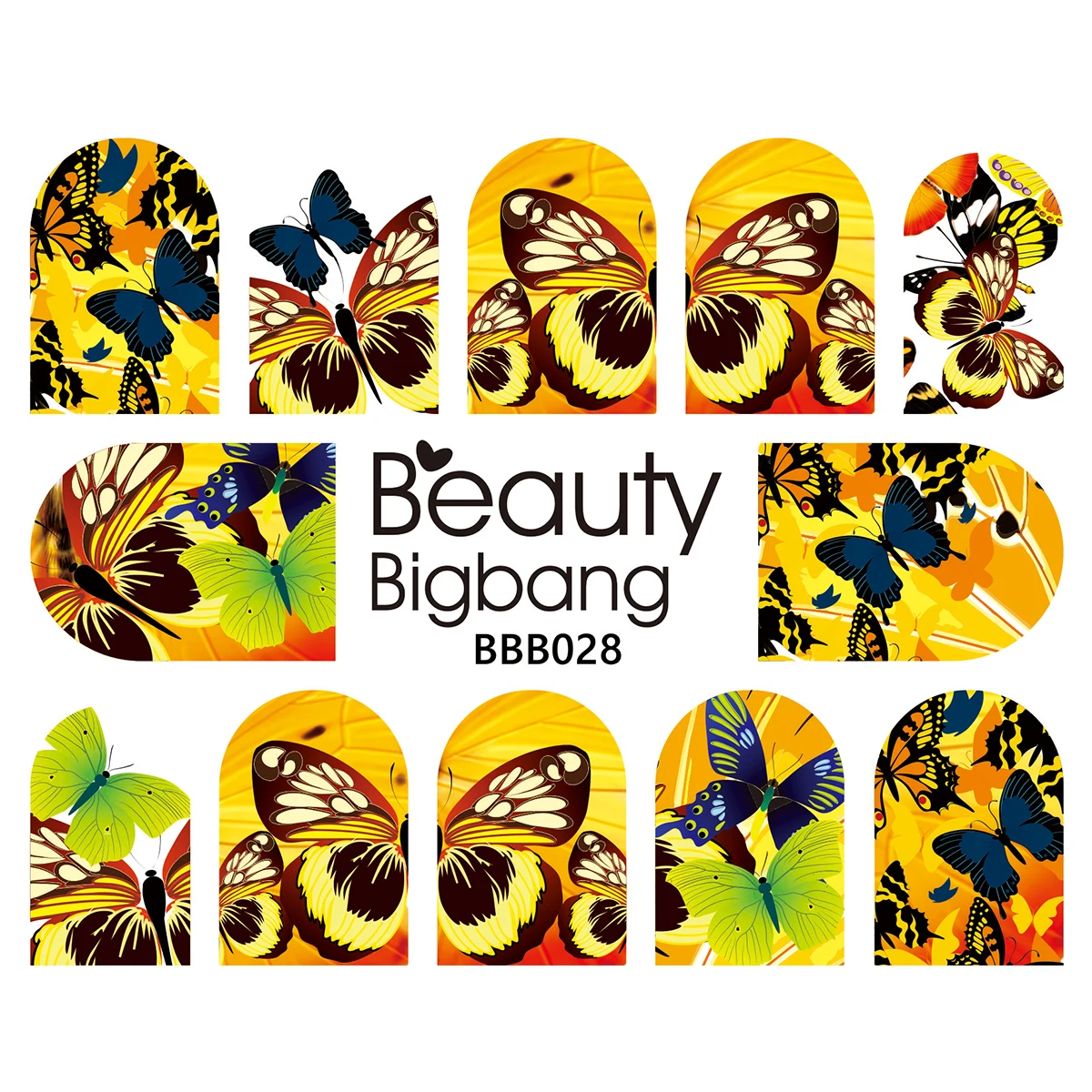 BeautyBigBang 1 лист наклейка на ногти водная слайдер украшение Пасхальный Кролик Дизайн Маникюр передача DIY наклейки BBB022
