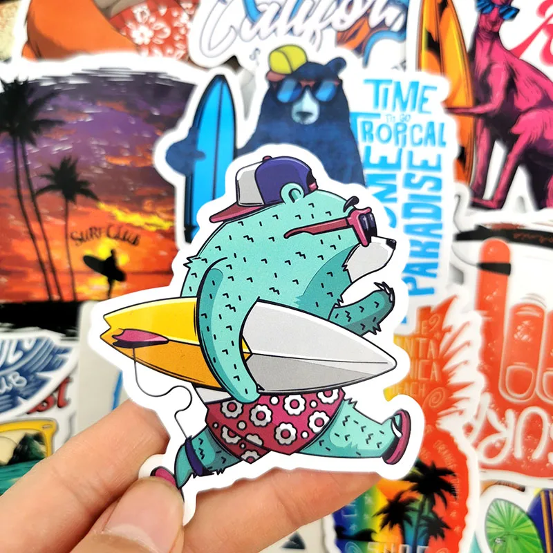 

10/30/50Pcs/set Outdoor Travel Surfing VSCO Cartoon Sticker For DIY TOY Scrapbook Skateboard Snowboard Laptop Luggage Motorcycle