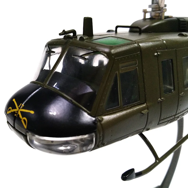 1:48 американский стиль UH-1 Huey вертолет модель самолета металлический звонок 204